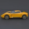 Futuristic car 3d model